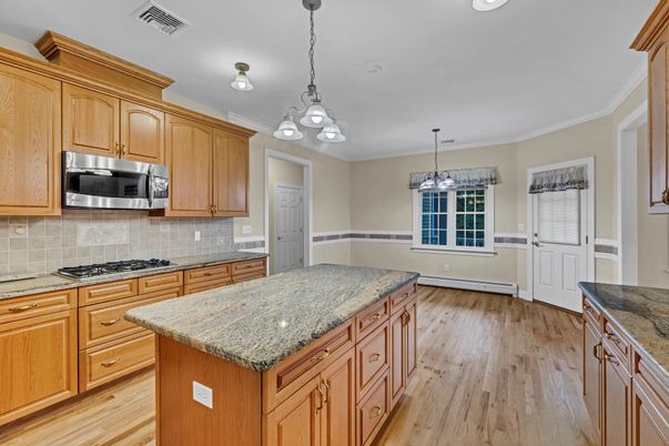Chandelier, Interior, Kitchen, Pendant Lights, Wood Texture Flooring