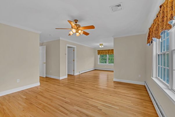 Empty room, Interior, Wood Texture Flooring