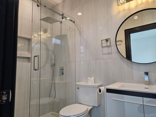 Bathroom, Glass Shower, Interior