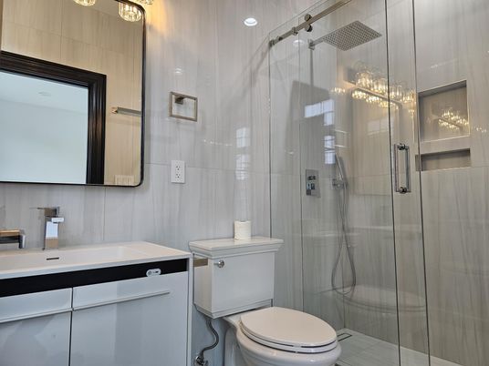 Bathroom, Glass Shower, Interior