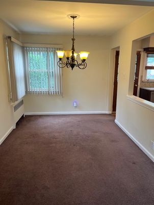 Chandelier, Empty room, Interior