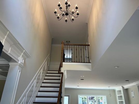 Chandelier, Interior, Recessed Lighting