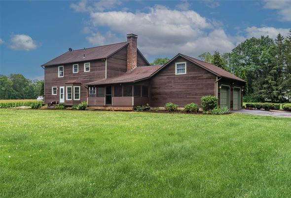 Attached, Backyard, Exterior, Facade, Log Home