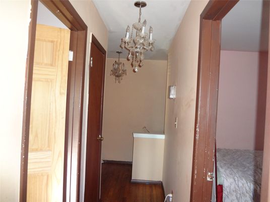 Chandelier, Interior, Wood Texture Flooring