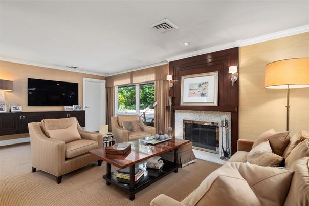 Fireplace, Interior, Living room, Recessed Lighting