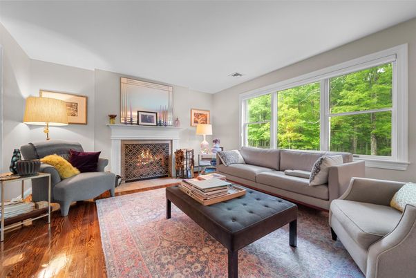 Fireplace, Interior, Living room, Wood Texture Flooring