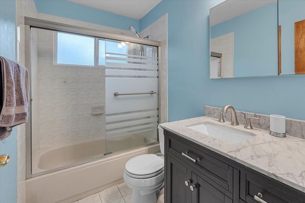 Bathroom, Glass Shower, Interior, Marble Walls