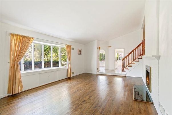 Empty room, Fireplace, Interior, Wood Texture Flooring