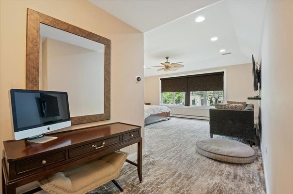 Home Office, Interior, Recessed Lighting