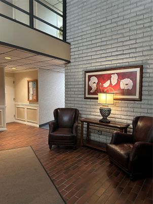 Interior, Stone Walls, Wood Texture Flooring