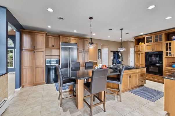 Dining room, Interior, Kitchen, Pendant Lights, Recessed Lighting