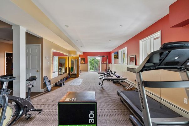 Fitness Equipment, Interior, Recessed Lighting