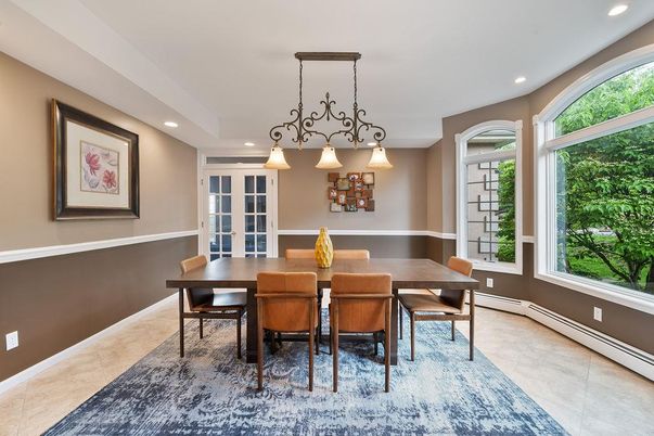 Chandelier, Dining room, Interior, Pendant Lights, Recessed Lighting