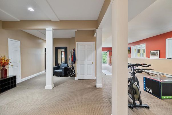 Fitness Equipment, Interior, Recessed Lighting