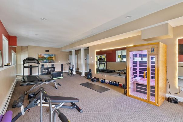 Fitness Equipment, Interior, Recessed Lighting