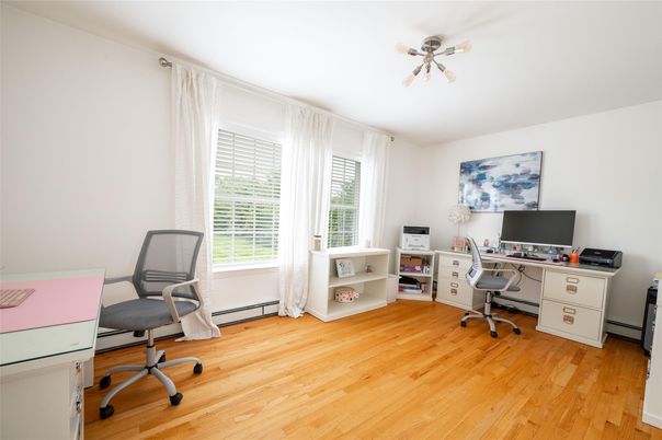 Home Office, Interior, Wood Texture Flooring