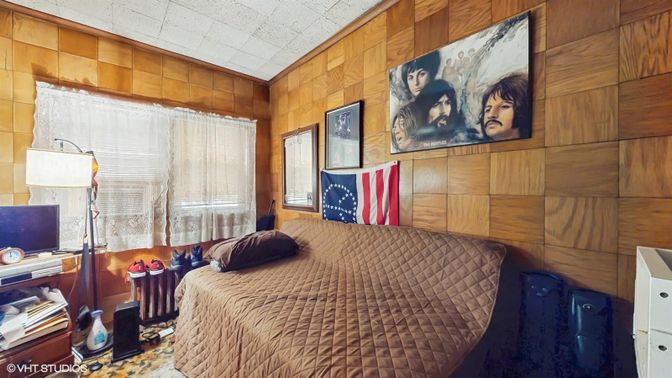 Bedroom, Interior, Wooden Walls