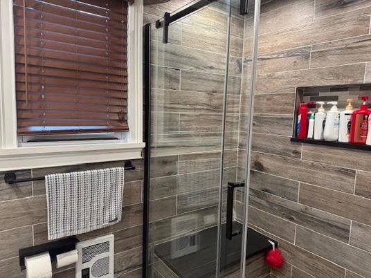 Bathroom, Glass Shower, Interior