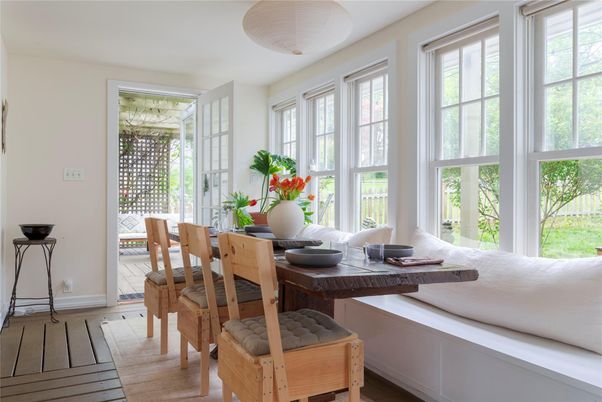 Dining room, Interior, Wood Texture Flooring