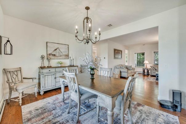 Chandelier, Dining room, Interior, Living room, Wood Texture Flooring