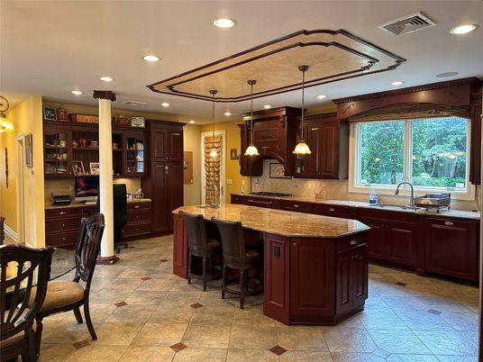 Interior, Kitchen, Pendant Lights, Recessed Lighting