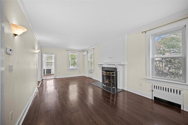 Empty room, Fireplace, Interior, Wood Texture Flooring