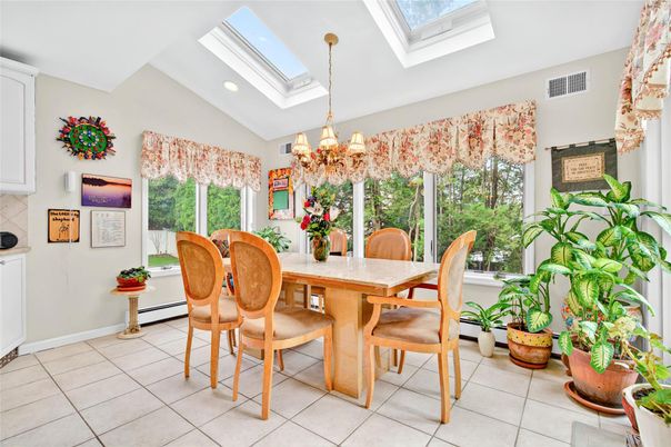 Chandelier, Dining room, Interior, Recessed Lighting