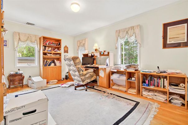 Home Office, Interior, Wood Texture Flooring