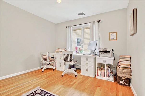 Home Office, Interior, Wood Texture Flooring