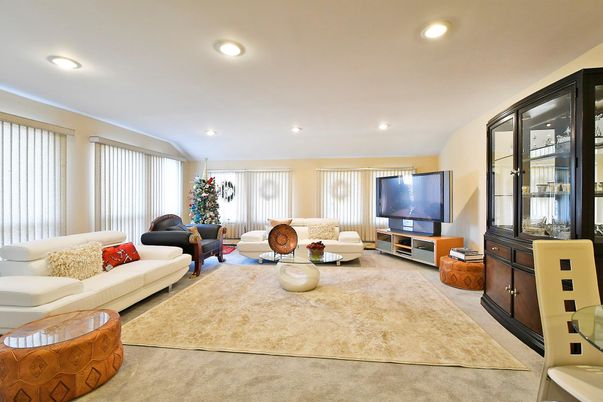 Interior, Living room, Recessed Lighting