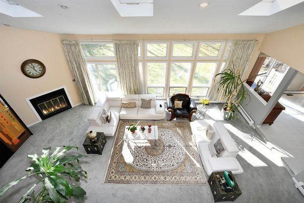 Fireplace, Interior, Living room, Recessed Lighting