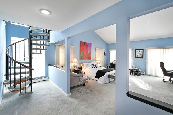 Bedroom, Interior, Recessed Lighting