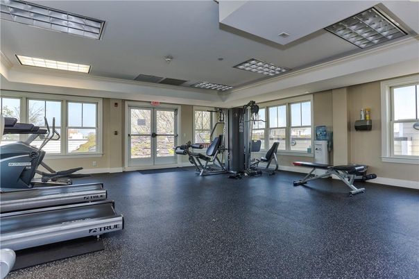 Fitness Equipment, Interior, Recessed Lighting
