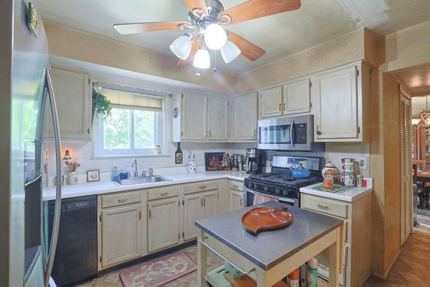 Interior, Kitchen, Wood Texture Flooring