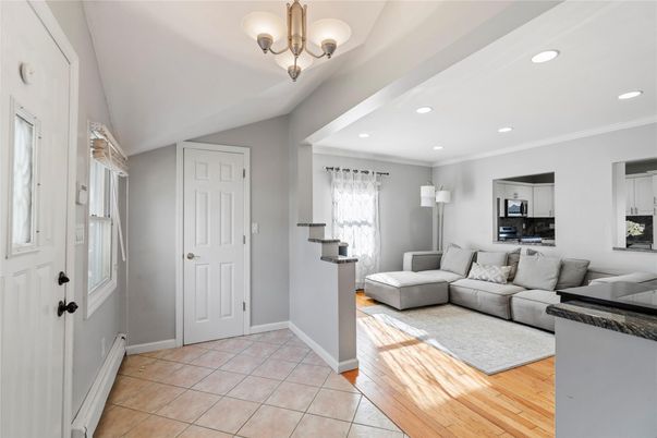Chandelier, Interior, Living room, Recessed Lighting, Wood Texture Flooring