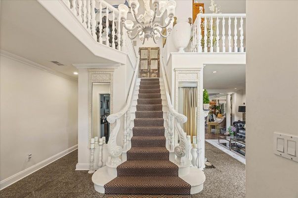 Chandelier, Interior, Recessed Lighting