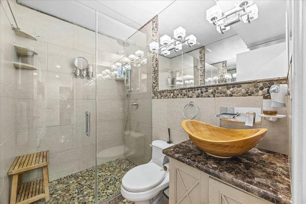 Bathroom, Glass Shower, Interior