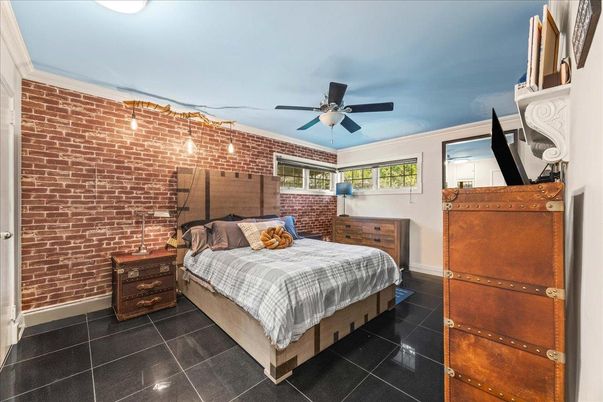 Bedroom, Interior, Stone Walls