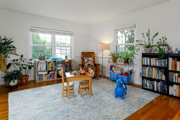 Home Office, Interior, Wood Texture Flooring