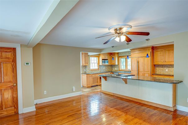 Interior, Kitchen, Wood Texture Flooring