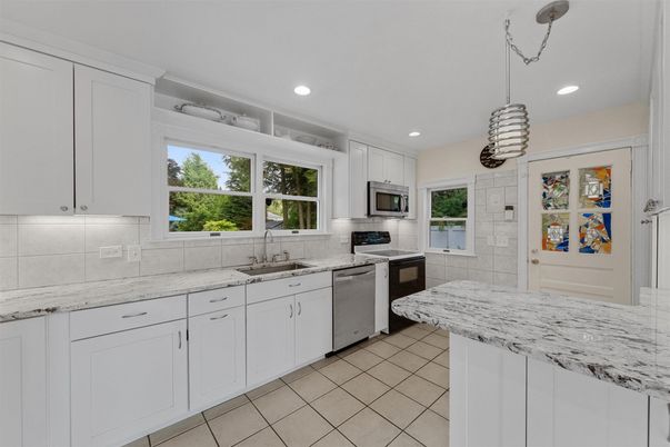 Interior, Kitchen, Recessed Lighting, Stainless Steel Appliances