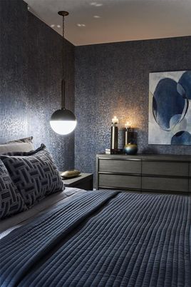 Bedroom, Interior, Pendant Lights