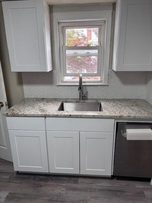 Interior, Kitchen, Wood Texture Flooring