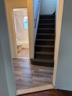 Bathroom, Interior, Wood Texture Flooring
