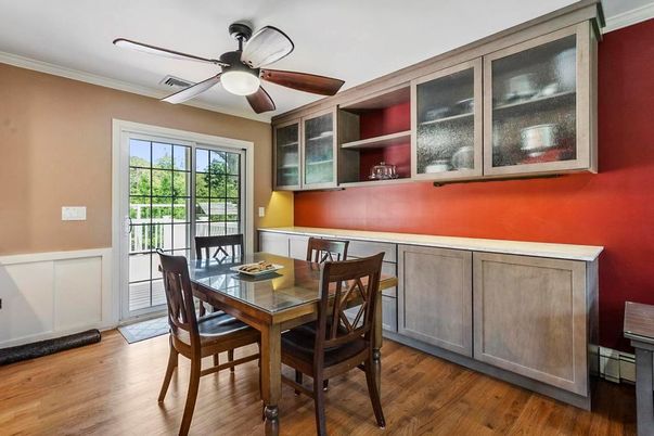 Dining room, Interior, Wood Texture Flooring