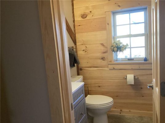 Bathroom, Interior, Wooden Walls