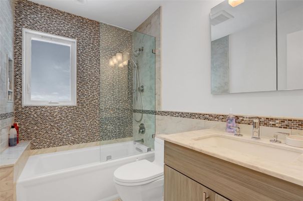 Bathroom, Glass Shower, Interior