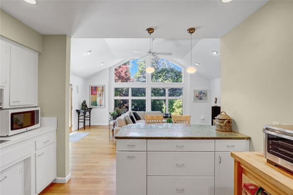 Interior, Pendant Lights, Recessed Lighting, Wood Texture Flooring