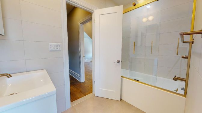 Bathroom, Glass Shower, Interior