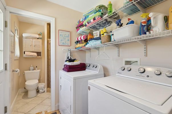Bathroom, Interior, Utility Closets, Washer